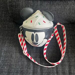 Loungefly Mickey hot chocolate mug bag.
